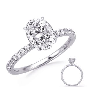 White Gold Engagement Ring White Gold Engagement Ring