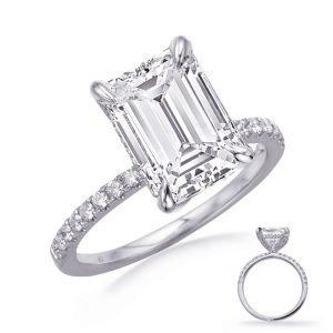 White Gold Engagement Ring White Gold Engagement Ring
