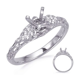 White Gold Engagement Ring