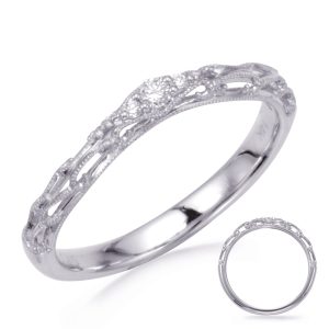 White Gold Wedding Band