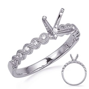 White Gold Engagement Ring