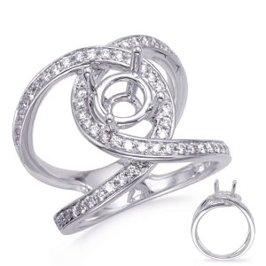 White Gold  Engagement Ring