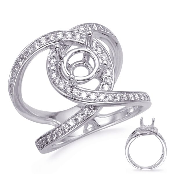 White Gold  Engagement Ring