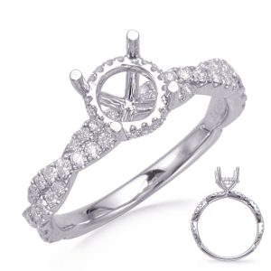 White Gold Engagement Ring