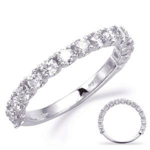 White Gold Wedding Band