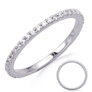 White Gold Wedding Band