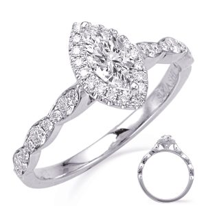White Gold Engagement Ring