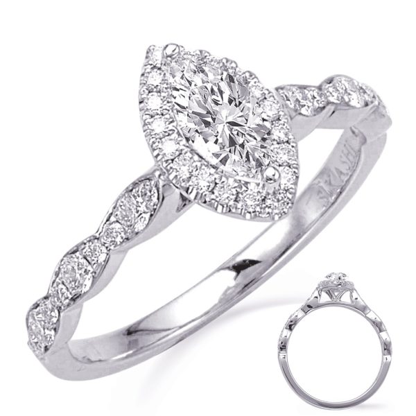 White Gold Engagement Ring