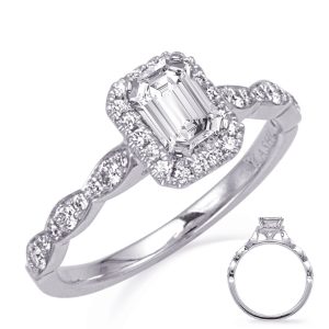 White Gold Engagement Ring