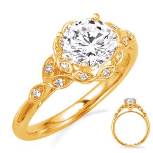 Yellow Gold Engagement Ring Yellow Gold Engagement Ring