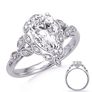 White Gold Engagement Ring