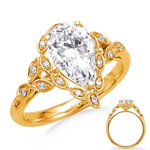 Yellow Gold Engagement Ring Yellow Gold Engagement Ring