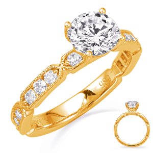 Yellow Gold Engagement Ring Yellow Gold Engagement Ring
