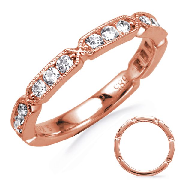 Rose Gold Diamond Band