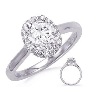 White Gold Engagement Ring White Gold Engagement Ring