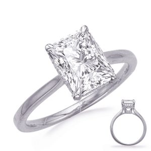 White Gold Engagement Ring White Gold Engagement Ring