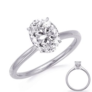 White Gold Engagement Ring White Gold Engagement Ring