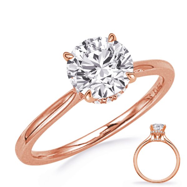 Rose Gold  Engagement Ring
