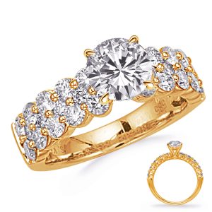 Yellow Gold Engagement Ring Yellow Gold Engagement Ring