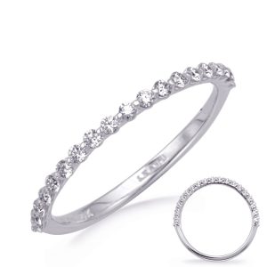 White Gold Wedding Band White Gold Wedding Band
