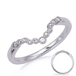 White Gold Wedding Band