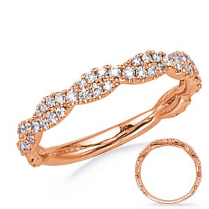 Rose Gold Matching Diamond Band