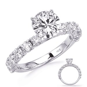 White Gold Engagement Ring White Gold Engagement Ring