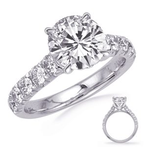 White Gold Engagement Ring White Gold Engagement Ring