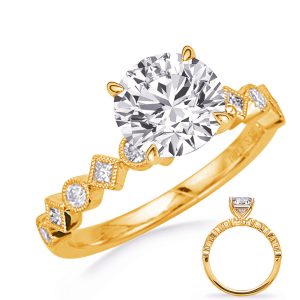 Yellow Gold Engagement Ring