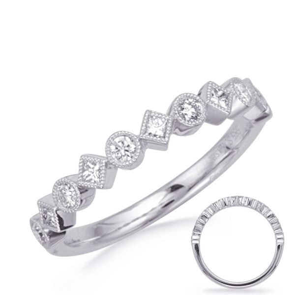 White Gold Matching Band