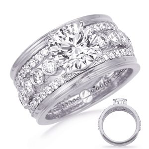 White Gold Engagement Ring White Gold Engagement Ring