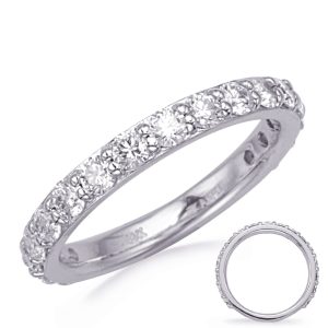 White Gold Wedding Band White Gold Wedding Band