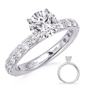 White Gold Engagement Ring White Gold Engagement Ring