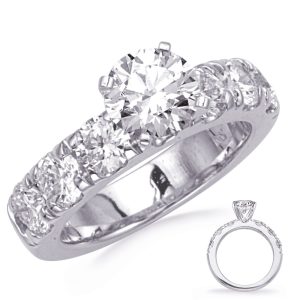 White Gold Engagement Ring White Gold Engagement Ring