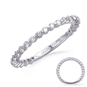 White Gold Wedding Band White Gold Wedding Band