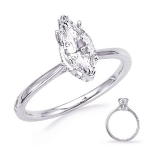 White Gold Engagement Ring