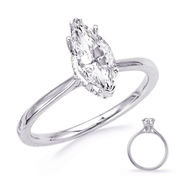 White Gold Engagement Ring