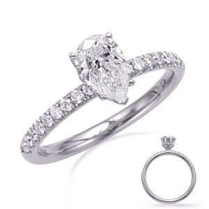 White Gold Engagement Ring