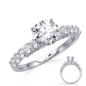 White Gold Engagement Ring White Gold Engagement Ring