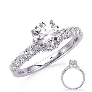 White Gold Engagement Ring White Gold Engagement Ring