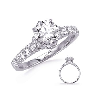 White Gold Engagement Ring White Gold Engagement Ring
