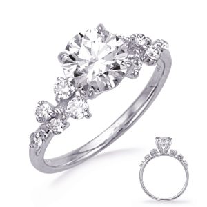 White Gold Engagement Ring White Gold Engagement Ring