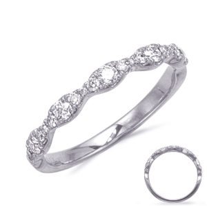 White Gold Matching Band