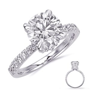 White Gold Engagement Ring White Gold Engagement Ring
