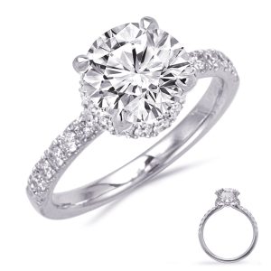 White Gold Engagement Ring