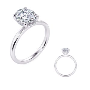 White Gold Engagement Ring White Gold Engagement Ring