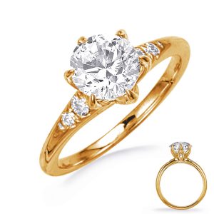 Yellow Gold Engagement Ring Yellow Gold Engagement Ring