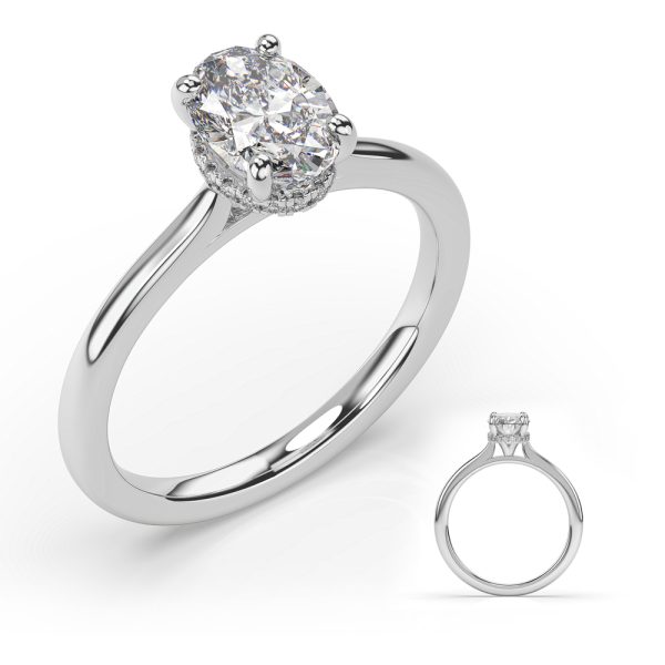 White Gold Engagement Ring