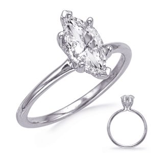 White Gold Engagement Ring