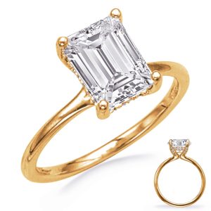 Yelow Gold Engagement Ring